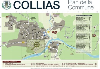 Plan commune Collias 2021
